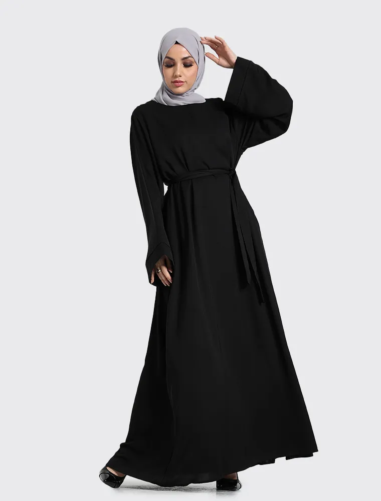 Black Plain Abaya